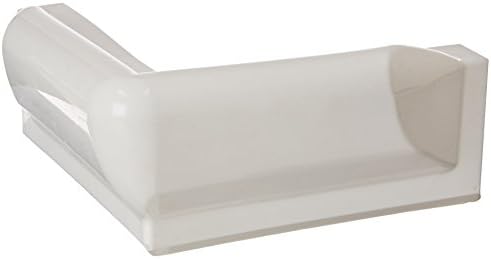 Dock Edge + Bumper Corner Dock Guard (1-Piece), White