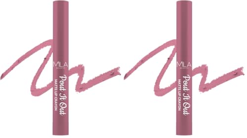 Image of Mila Beaute Pout It Out Matte Lip Crayon | Highly Pigmented & Enriched With Jojoba Oil | Soft Matte Finish | Creamy & Light Weight Texture | Smooth Glide Application | Shade - (Merida 1.25g)