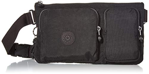 Kipling Women's Presto Up Waist Pack, Black Noir, 11" L x 6.5" H x 1.25" D Kipling Women's Presto Up Waist Pack, Black Noir, 11" L x 6.5" H x 1.25" D