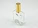 Skyway Refillable Travel Size 2 OZ Perfume Cologne Fragrance Bottle TSA Approved Pump Atomizer Spray Perfect for Purse and Traveling - Glass with Gold Accents