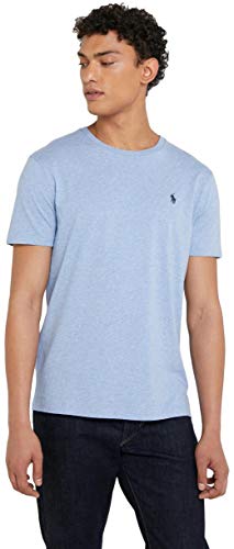 Image of Polo Ralph Lauren Mens Crew Neck T-Shirt (XL, JamicaBlueHtr)