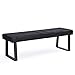 Produktbild B&D home Sitzbank Esszimmer, gepolsterte Esszimmerbank, Polsterbank für Esszimmer, Wildleder Optik Anthrazit, 140 cm breit