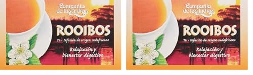 Indias Rooibos 20 Bolsitas 100 g (Paquete de 2)