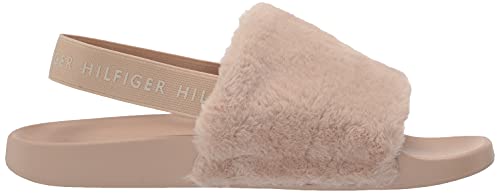 Tommy Hilfiger Women's Hahna Slide Sandal, Taupe, 5 #TOP5