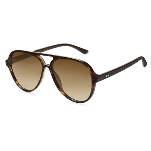 Image of SOJOS Classic Polarized Aviator Sunglasses for Women Men, Retro Trendy Aviators Shades SJ2201