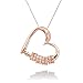 Personalized Linda Heart Necklace with Engraved Beads - Dainty Gift for Mom, Grandma, Her, Women - Custom Jewelry for Christmas, Birthday