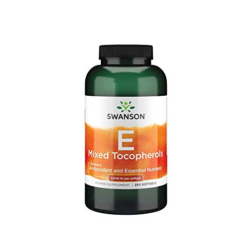 Swanson Vitamin E Mixed Tocopherols 1000 Iu (671.1 Milligrams) 250 Sgels