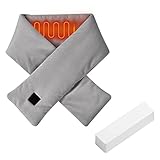 🧣【Schnelles Aufheizen & 3-stufig einstellbar】: Die im USB-Beheizter Schal verwendete Graphen-Heiztechnologie kann in 3 Sekunden schnell von innen nach außen aufheizen. Der Heizschal Warm Nackenwärmer kann in 3 Stufen eingestellt werden, warm (rot) 60°C, Komfort (blau) 55°C, energiesparend (grün) 40°C, bringt schnell Wärme in den Nacken.