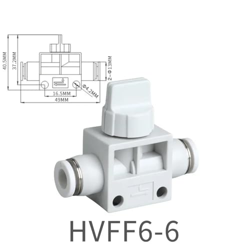 Valve pneumatique HVFF avec commande manuelle d'arrêt d'air