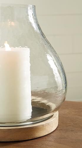 Signature Design by Ashley Adalisen Hammered Glass Candle Holder - image 3