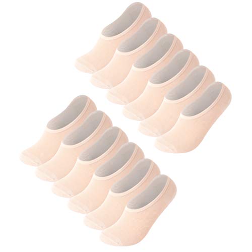 Womens No Show Socks Pack of 12, Casual Low Cut Liner Socks