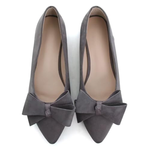 Image of Stunner Womens Flats Fashion Pointed Toe Bowknot Ballet Flats Cute Slip On Dress Flats Comfortable Party Wedding Flats2