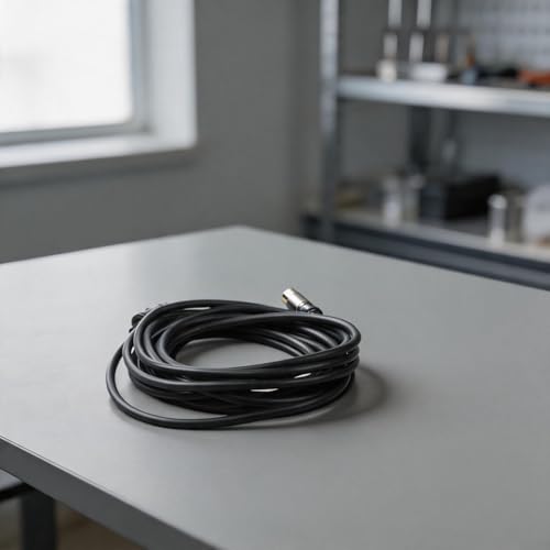 Cable DIN 13 pines de audio para coche de 5m con conector macho a macho negro 5