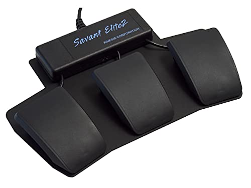Kinesis Savant Elite2 Programmable Triple Foot Pedal (FP30AJ- with Extra 4th Jack)
