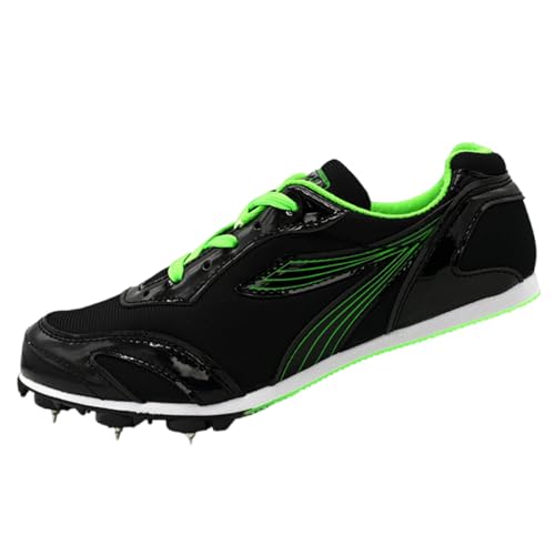 Zeihyeurus Zapatos con Clavos para Pista Y Campo,Zapatillas De Atletismo Clavos,Zapatillas De Clavos Deportivas,Transpirables De Malla,Unisex,Resistencia Al Desgaste,para Pista Y Campo Deportivas