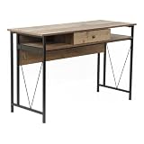 American Furniture Classics OS Home and Office 41413 Writing Desk, Rustic Reclaimed Barnwood Laminate