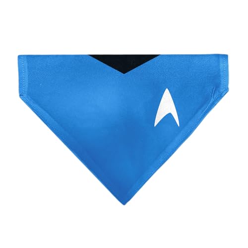 Star Trek Pet Bandana Star Trek Original Series Blue Uniform Print Slip On Collar Bandana Only