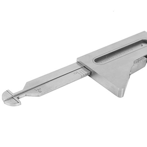 Calibre de solda de filete, medidor de solda profissional de aço inoxidável de alta qualidade, medid