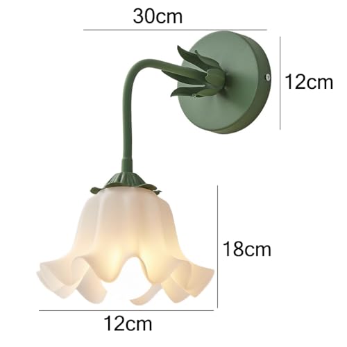 Aplique de pared con flores para eliminar luces deslumbrantes en el dormitorio 8