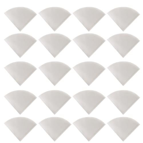 NUOBESTY Filtros de Papel para Cafetera de Goteo V02, Paquete de 50 Unidades, Filtro Cualitativo de Caudal Medio, Color Claro, Accesorios para Preparación de Café en Casa