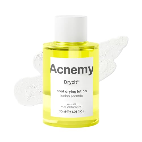 ACNEMY DRYZIT® - Loción Secante para Espinillas, 30 ml – Tratamiento Antiacné para Granos de Pus, Reduce Inflamación y Calma la Piel con Ácido Salicílico y Calamina