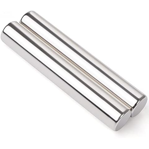 GRTARD Strong Magnet, 2 Pack 60 x 10 mm Cylinder Magnets Strong, Neodymium Magnets, Powerful Rare Earth Magnets, Extremely Powerful Fridge Magnets for Whiteboard, Industrial, Office, DIY Cover