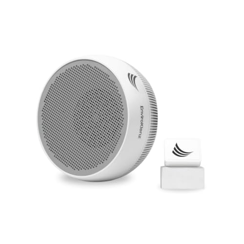 EnviroKlenz Wall & Ceiling Mounted Air Purifier + Air Quality Monitor | Medical-Grade H13 HEPA + Patented Technology | 800 Sq Ft Coverage | SMART Mount™ w/SMARTView AQI & (1) SMART IAQ Sensor