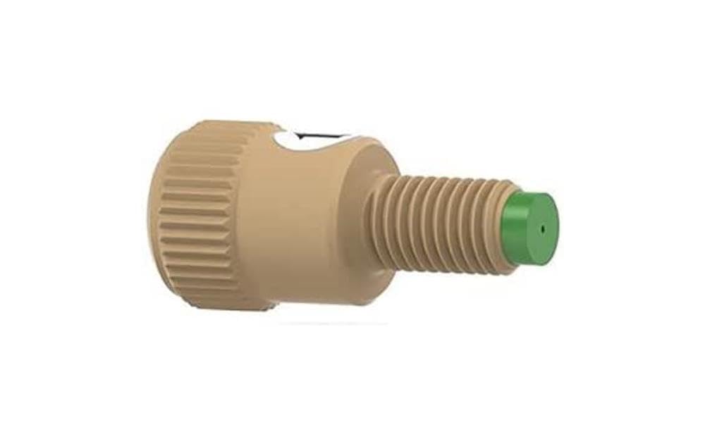Clapet anti-retour en ligne filetage 1/4-28 fond plat Idex 3 psi 0,03 po ID