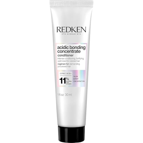 Redken Bonding Conditioner for Damaged Hair Repair | Acidic Bonding Concentrate | For All Hair Types | 1 Fl. Oz.