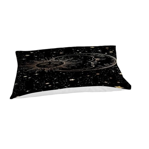 Housse de couette cheval sauvage 3D parure de lit 135x200 cm avec taie d'oreiller pour enfant