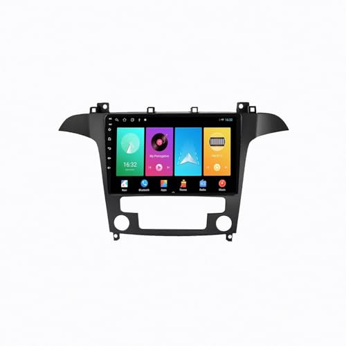 Pantalla de Coche con Carplay y Android Auto para Solucionar Cables en Ford SMAX