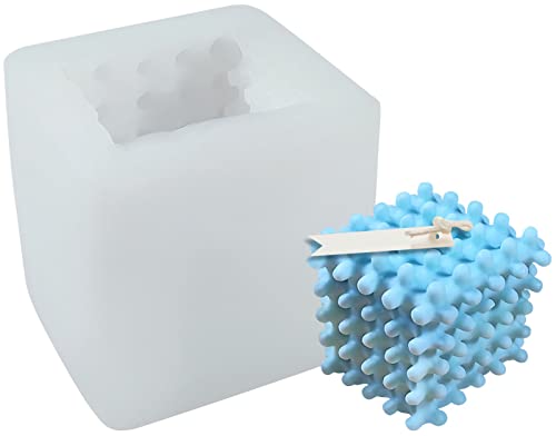 Vela 3D Haciendo Molde De Silicona, Molde De Jabón Hecho A Mano De Aromaterapia De Cristal Epoxi, Artesanía Hecha A Mano Regalos De Bricolaje Decoración del Hogar,8five Layer Shape
