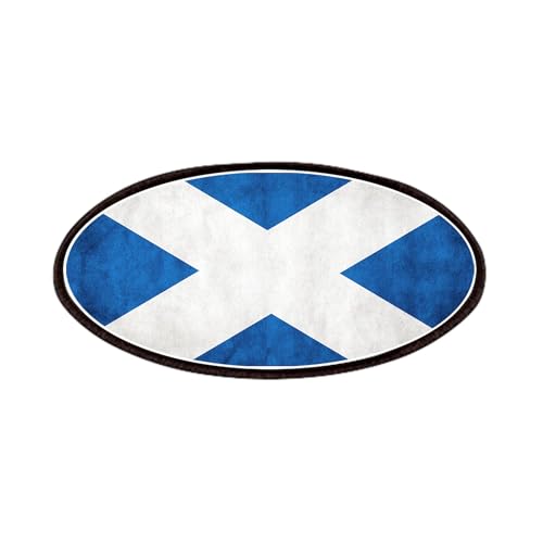 CafePress Antiqued Scottish Flag Patches 4