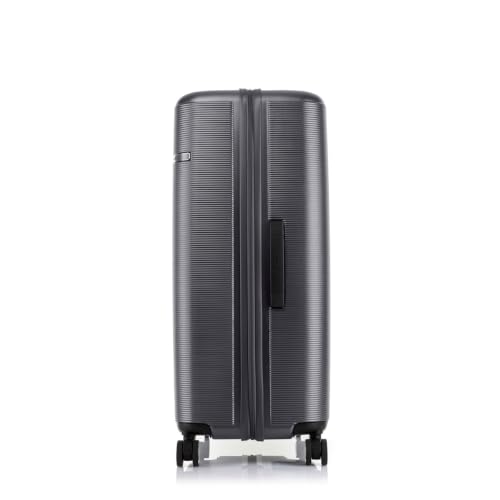 Image of Samsonite Trolley Bag Suitcase for Travel | STAREN 75 Cms Polycarbonate Hardsided Large Check-in Luggage Trolley Bag, Graphite