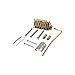 OVSAL Gold 2-Point Electric Guitar Bridge 10.8mm strat tremolo bridge with Brass Block and steel Saddles Fit for 6 String Start St Electric Guitar Replacement Parts