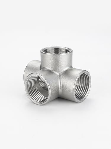 Accesorio BSPT 5 vías DN20 de acero inoxidable para la instalación de sistemas de riego doméstico 5