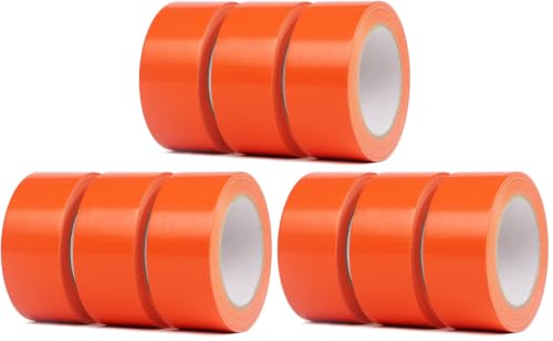 Image of 3 Roll Heavy Duty Duct Tape - Professional Grade, Waterproof, Hand Tearable, Repair Tape for Industrial & Outdoor Use, 1.88 Inch x 30 Yards, Orange (Pack of 3)