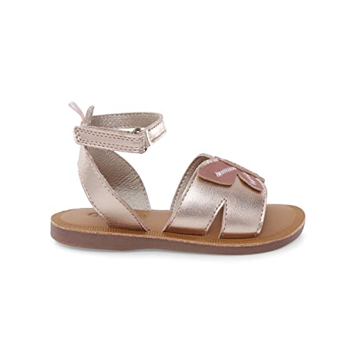 Oshkosh B'gosh Girls Vanessa Sandal, Rose Gold, 7 Toddler #TOP1