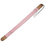 iplusmile ワイドギターストラップショルダーストラップハート柄ナイロンウケストラップ楽器ウクレレマンドリン用バリトンエレキベースピンク