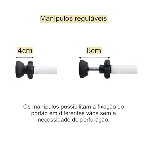 Grade de Proteção Portao Pet para Portas de 70cm até 94cm…