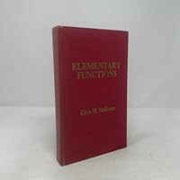 Elementary functions 0205044786 Book Cover