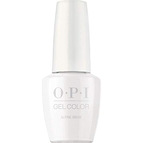 OPI GelColor, Alpine Snow, White Gel Nail Polish, 0.5 fl oz