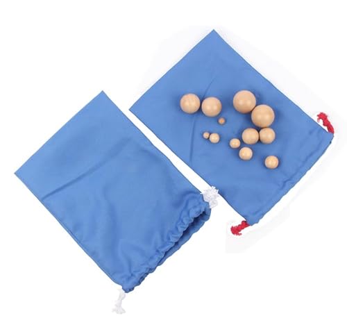 VZZCGJVT Bolsa sensorial Montessori Sólidos geométricos Juego de adivinanzas, Formas 3D Sólidos geométricos Manipulativos matemáticos Set de geometría,Sphere
