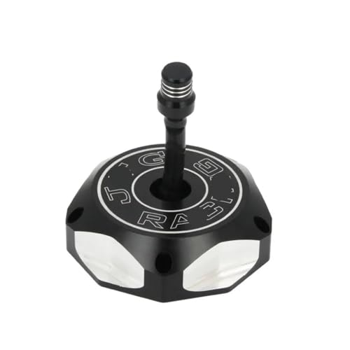Bouchon de réservoir carburant pour moto noir : accessoires universels de rechange