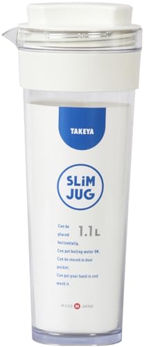 Takeya Slim Jug II 1.1L Milk White