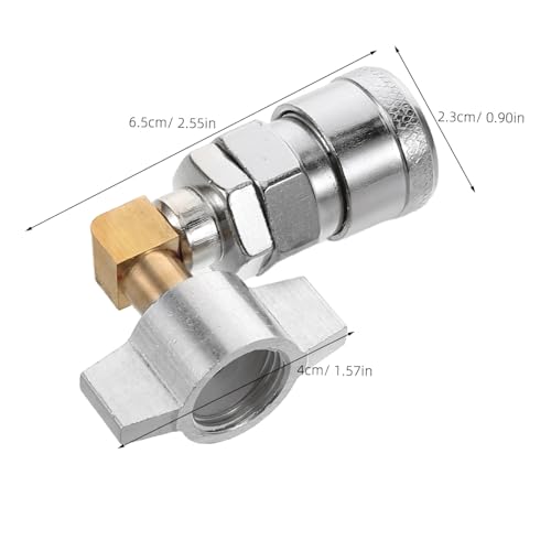 Cabilock Accesorios Para De Aire Comprimido Con Conector De Codo Para Tubos De Escape Adaptador De Salida De Aire Para Equipos De Lavado De Automóviles Montaje Camión - imagen 2