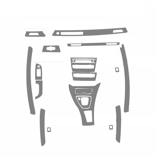 Autocollant intérieur de voiture garniture vinyle carbone pour BMW E90 3D