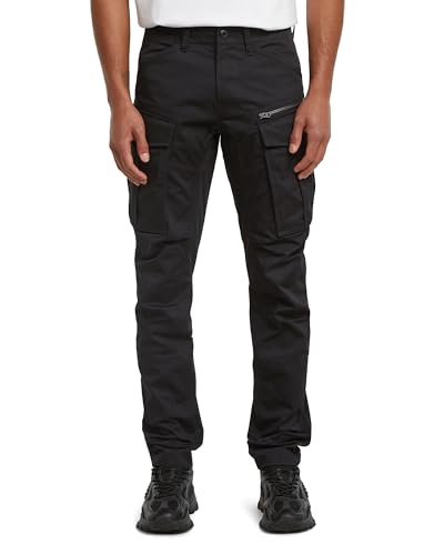 Pantalon Rovic Zip 3D G-STAR Homme cargo tapered noir coupe droite