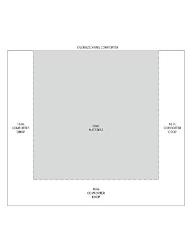 Riverbrook Home Elegant Collection Comforter Set, King, Kacee - Platinum, 12-Piece Set #TOP6