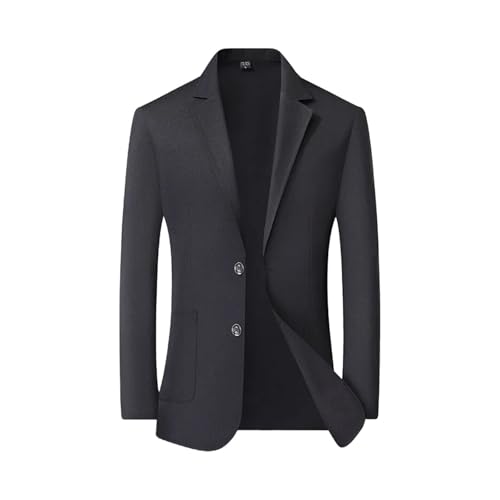 Men's A fashionable and stylish suit with a linen collar and two buttons Business Casual Suits Coats